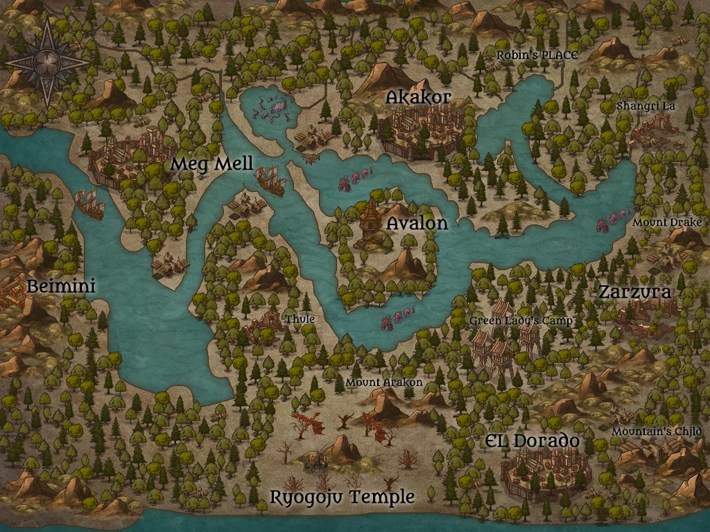 Map of Agartha